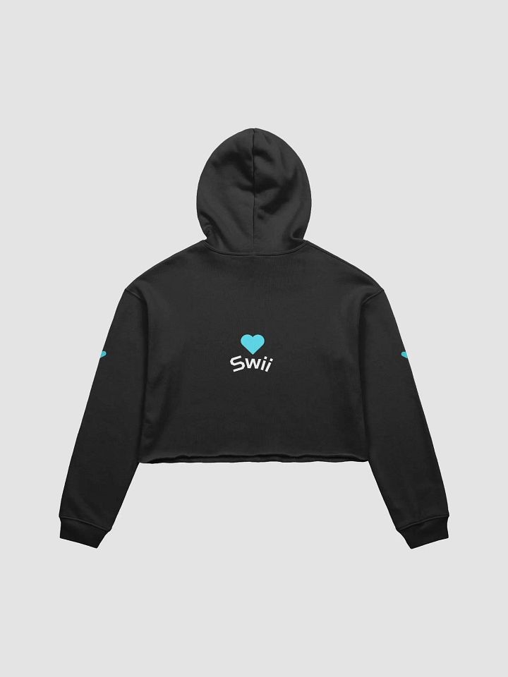 Bunny Swii Cropped Hoodie Blue product image (2)