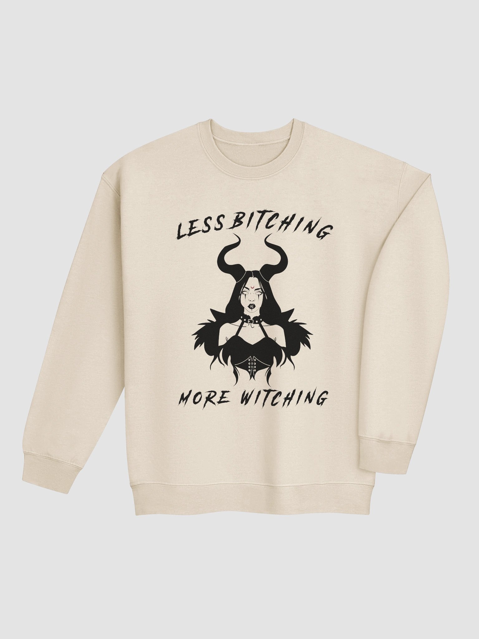 Less bitching more witching Crewneck product image (19)
