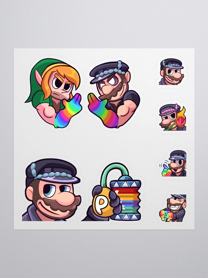 gayMario: Sticker Set product image (1)