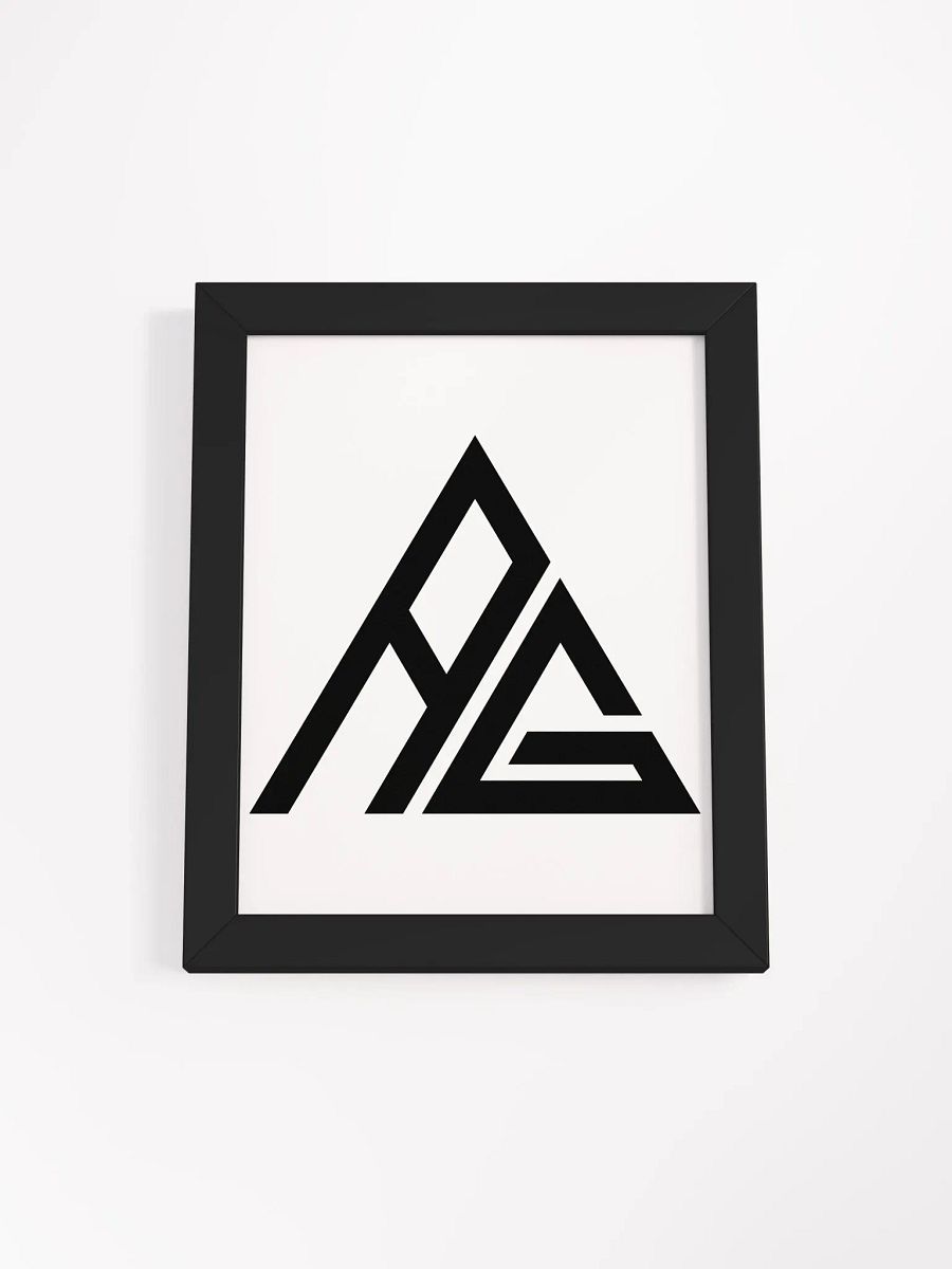 AG Signature Logo Framed Print product image (3)