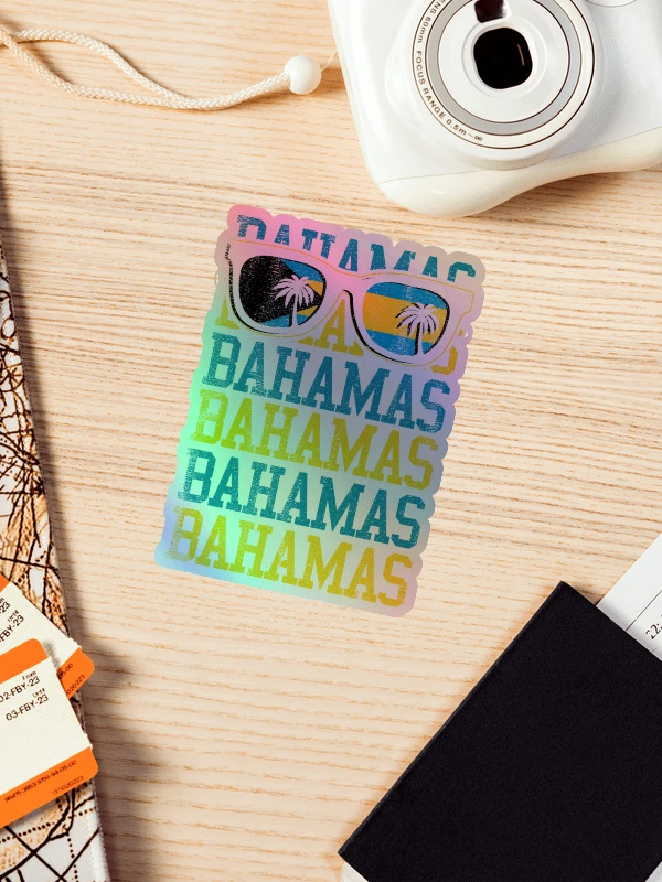 Bahamas Sticker Holographic : Bahamas Beach product image (1)