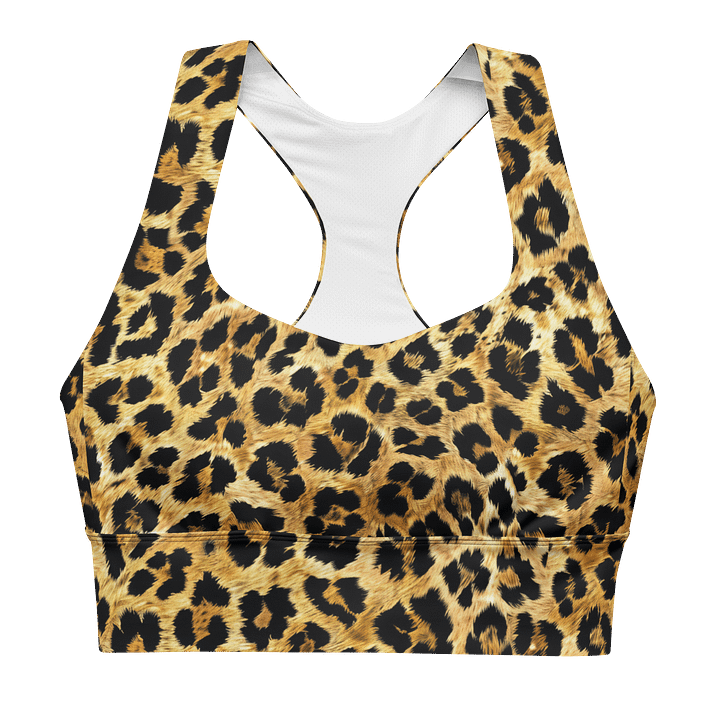 Untamed Leopard Print Sports Bra product image (1)