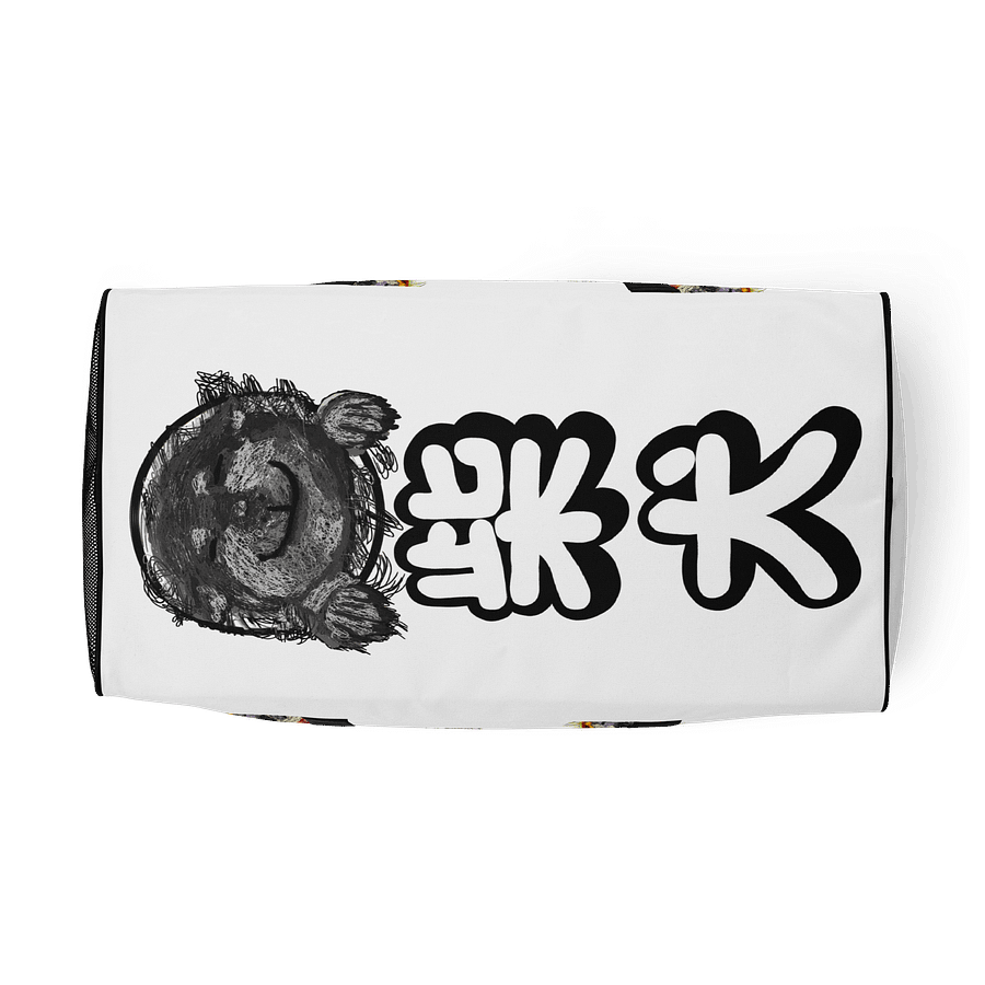 "HI" SHIBA INU All-Over Duffle Bag product image (5)