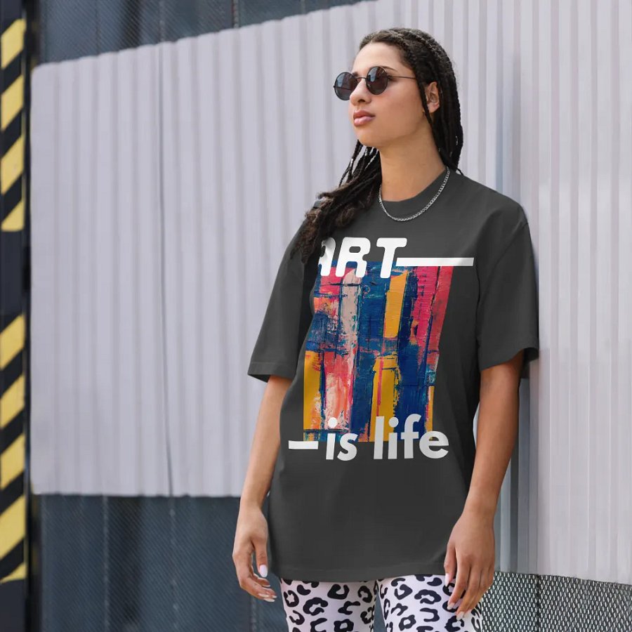Art is life unisex t-shirt product image (1)