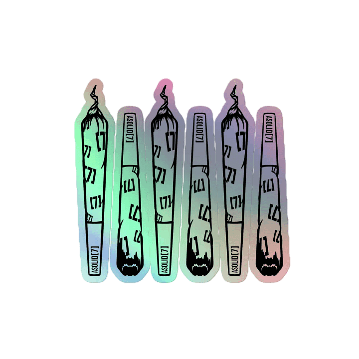 ASolid[7] Holographic Joint Stickers (Lit & Unlit Duo) - Branded product image (2)