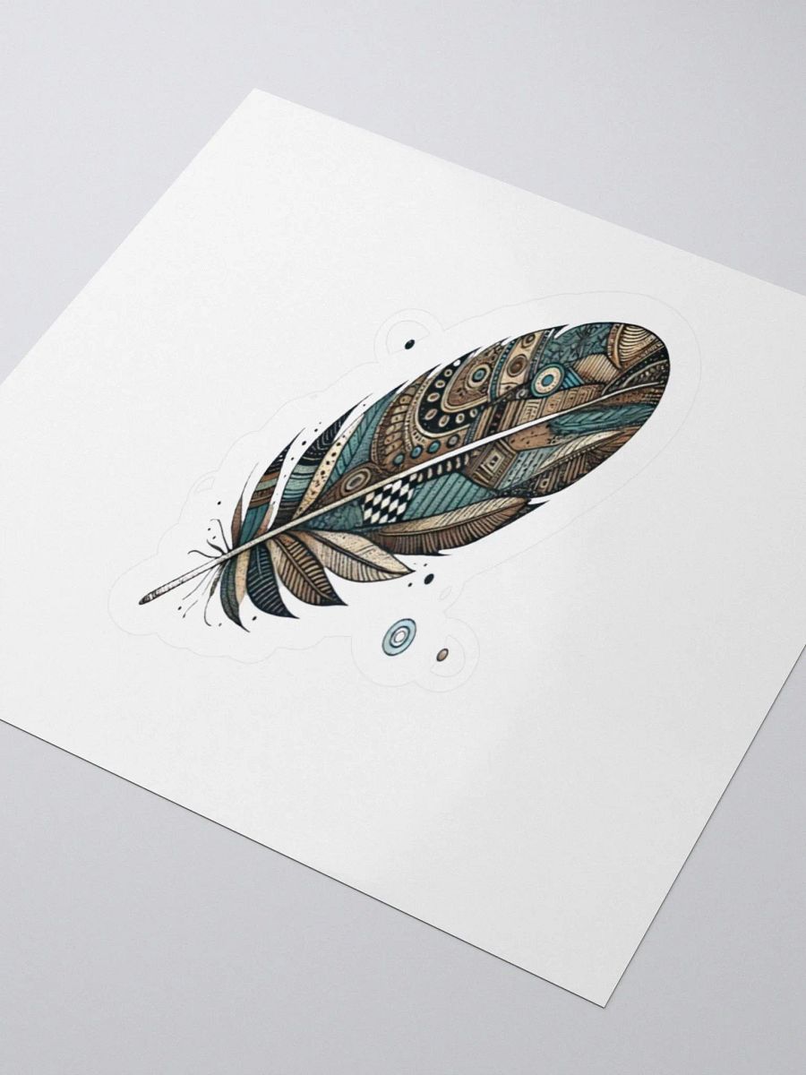 Bohemian Feather Kiss Cut Stickers product image (3)