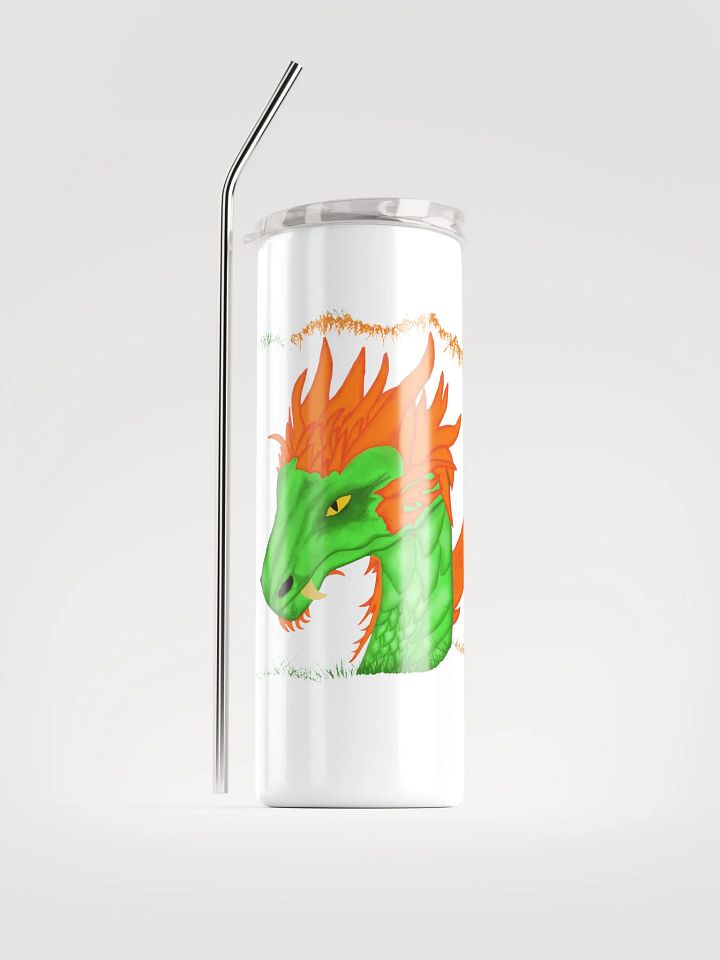 Flaming Dragon Stainless Steel Tumbler product image (1)