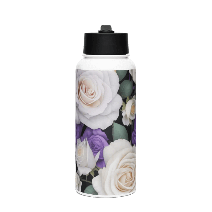 Lavender-Rose Dream Stainless Steel Water Bottle product image (1)