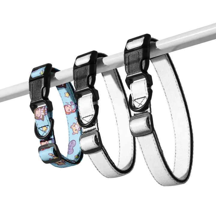 Alex & Tely Pattern Pet Collar - Blue product image (1)