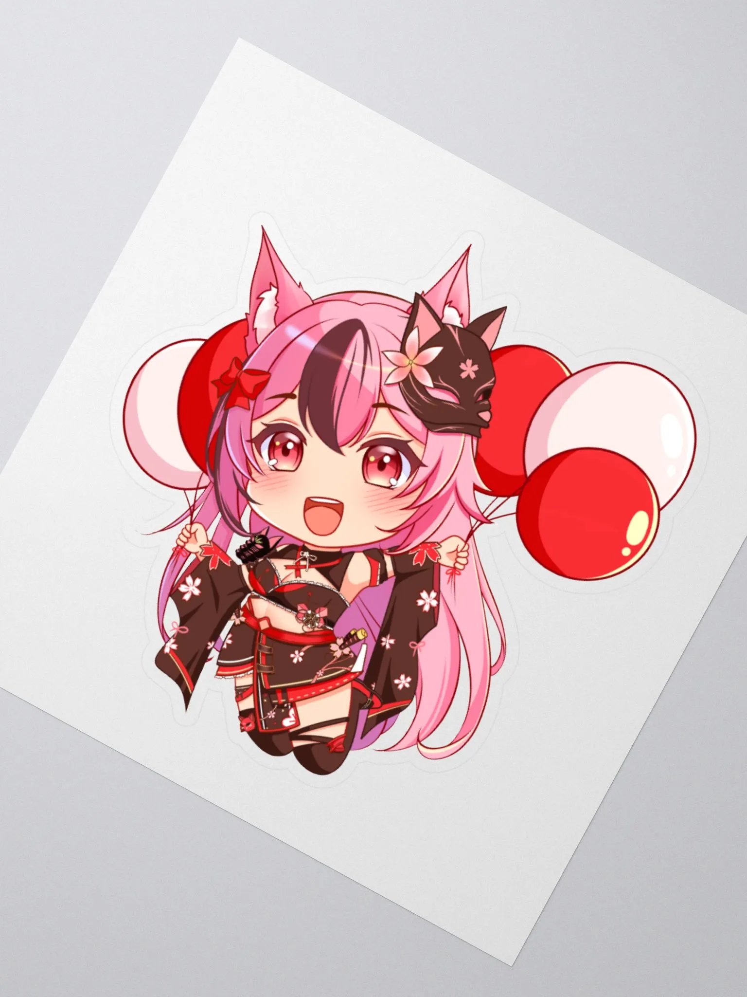 Limited Edition 30th Bday Cherry Blossom Chibi Sticker Set product image (4)