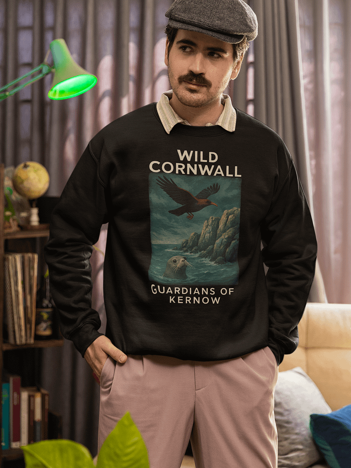 Wild Cornwall: Guardians of Kernow Crewneck Sweatshirt product image (1)