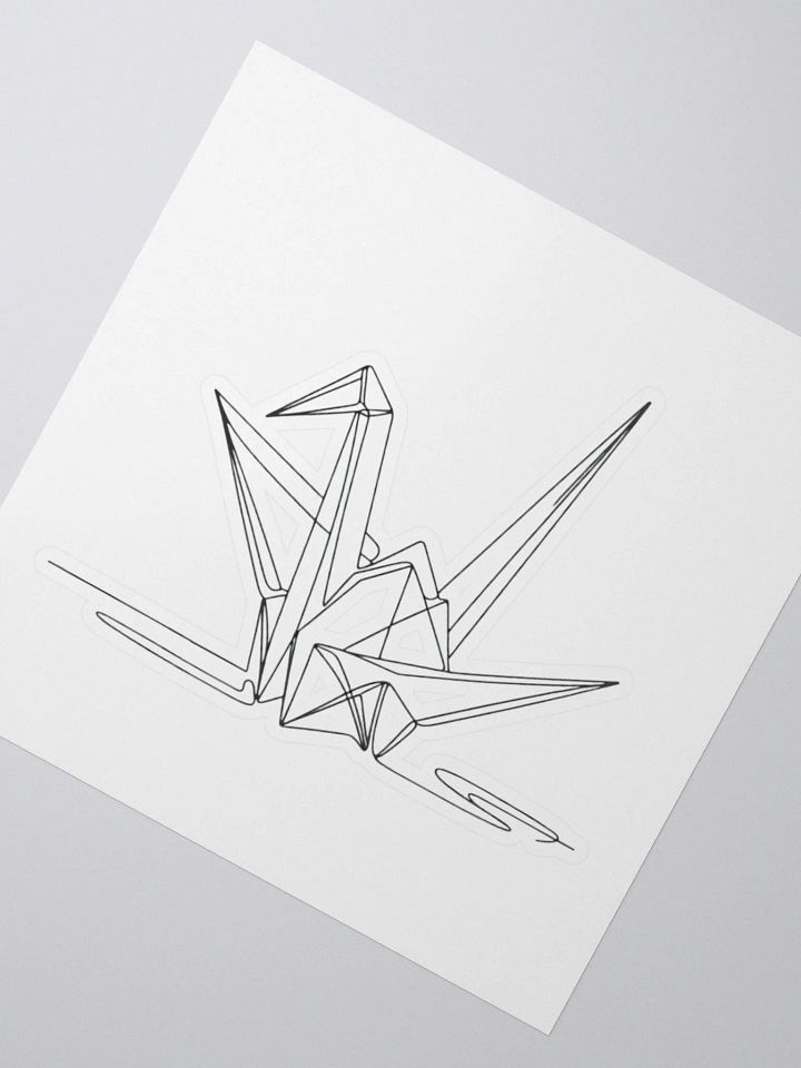 Origami Line Art Sticker product image (4)