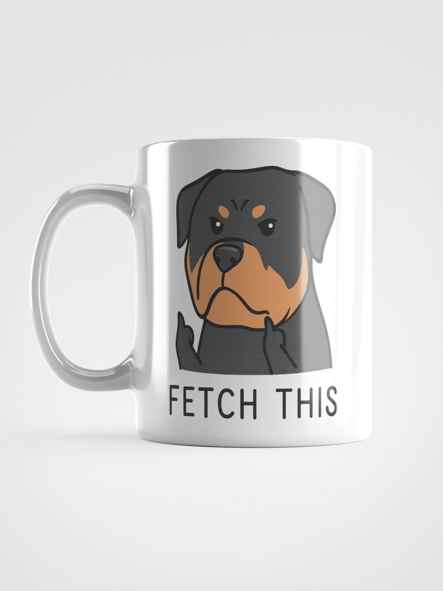 Defiant Rottweiler Mug product image (1)
