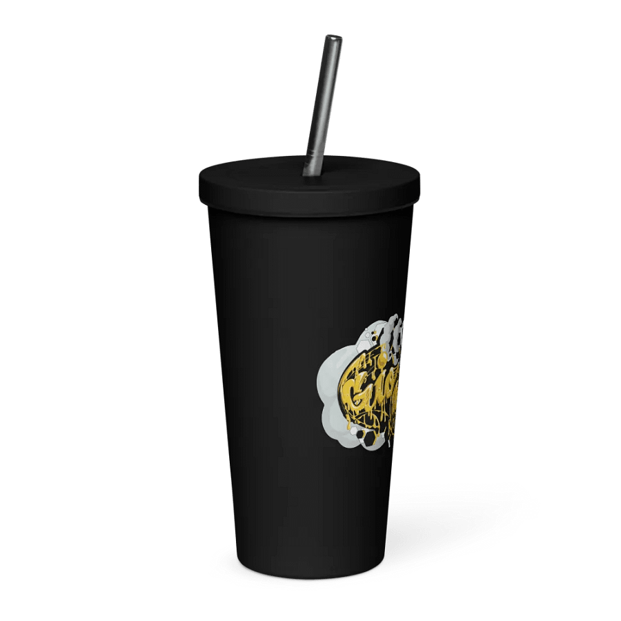 GioMetric Drippy Insulated Cup with Staw product image (4)