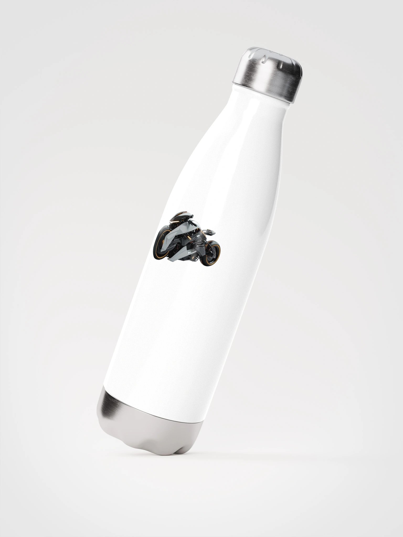 Futuristic Glow Stainless Steel Water Bottle product image (2)
