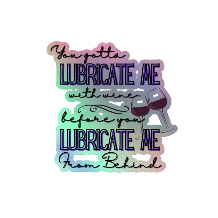 Holographic Lubrication Sticker product image (2)