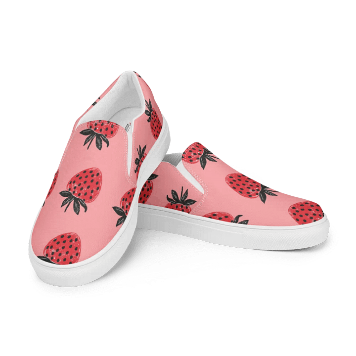 Strawberry Fields Slip-On Canvas Shoes product image (1)