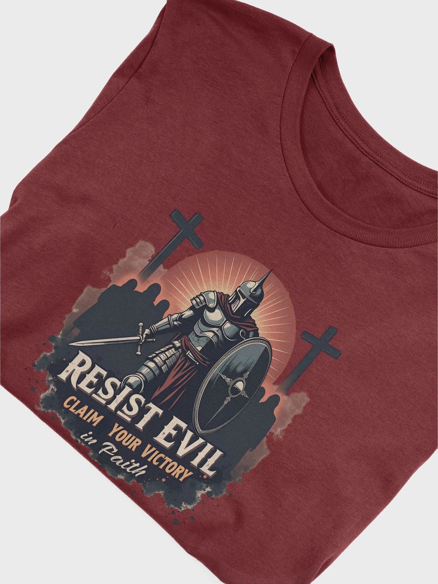 Resist Evil, Claim Your Victory in Faith - Spiritual Warfare T-Shirt product image (17)