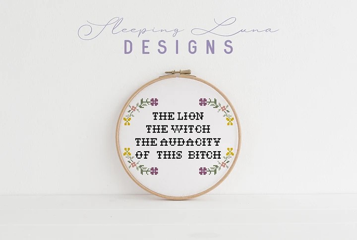 The Lion The Witch The Audacity - Cross Stitch Pattern product image (1)
