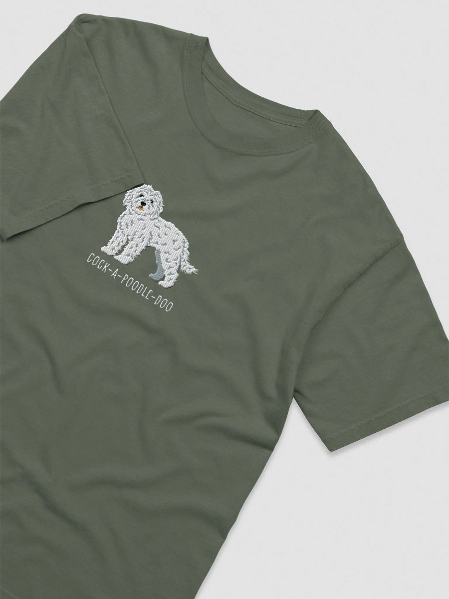Cock-A-Poodle-Doo T-Shirt(Embroidered) of a Cockapoo(White) product image (27)