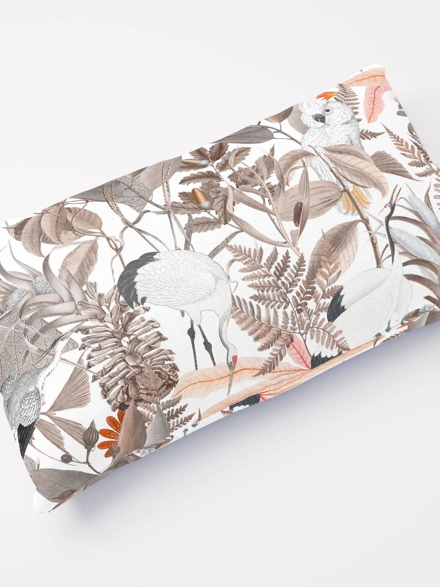 White Ecotone Throw Pillow product image (4)