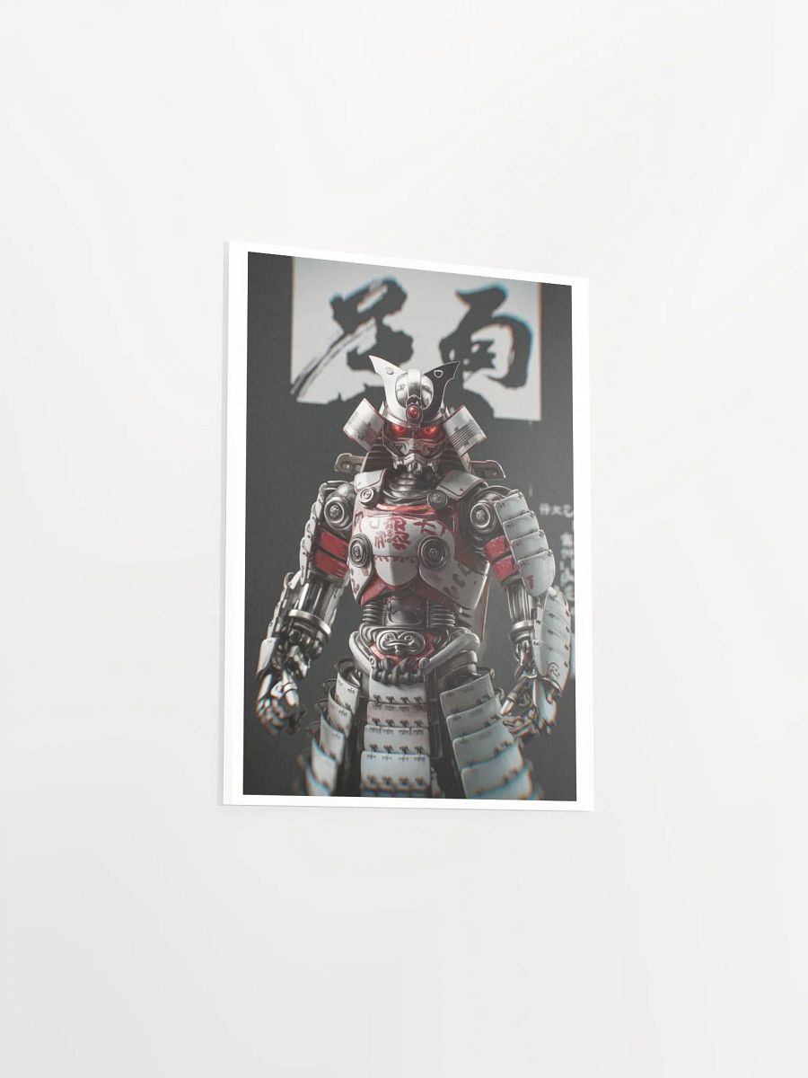 Cyber Samurai: Red Oni Warrior II Enhanced Matte Paper Poster product image (3)