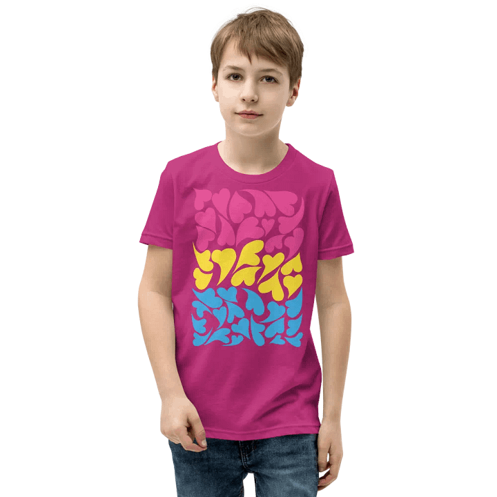 Nestled PRIDE Pansexual T-shirt (Youth) product image (3)