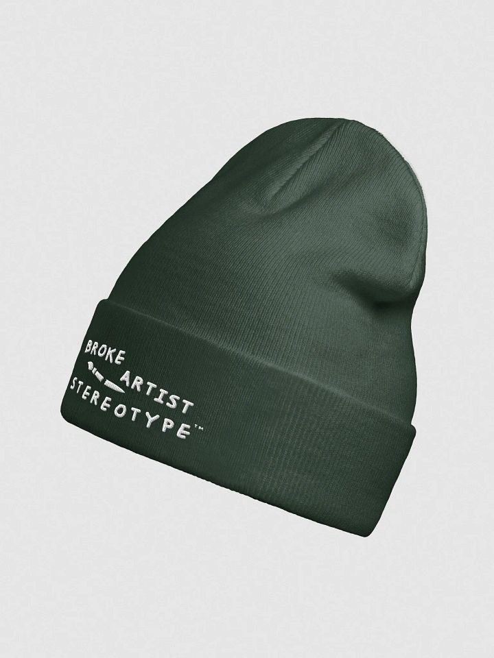 BROKE ARTIST STEREOTYPE - EMBROIDERED BEANIE product image (2)