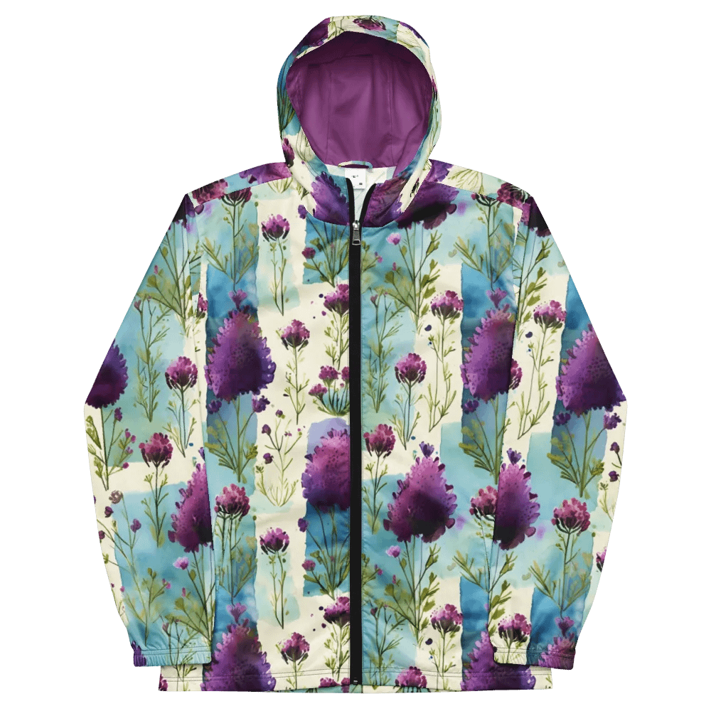 Violet Adventure All-Over Print Windbreaker product image (10)