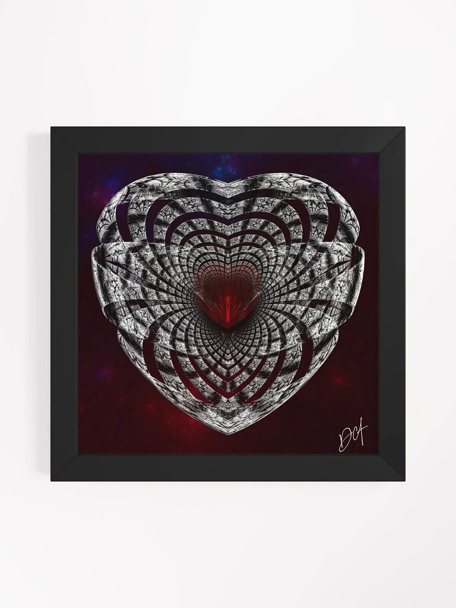 Lace Heart - Framed Matte Poster product image (2)