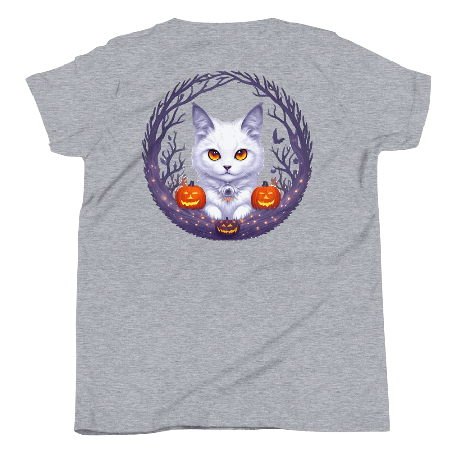 Enchanted Halloween Cat Youth T-Shirt product image (87)