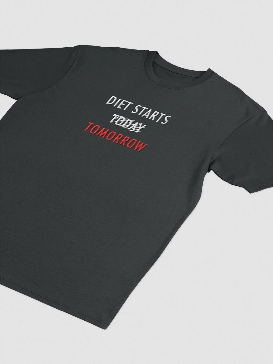 Diet Starts Tomorrow T-Shirt (Black) product image (3)