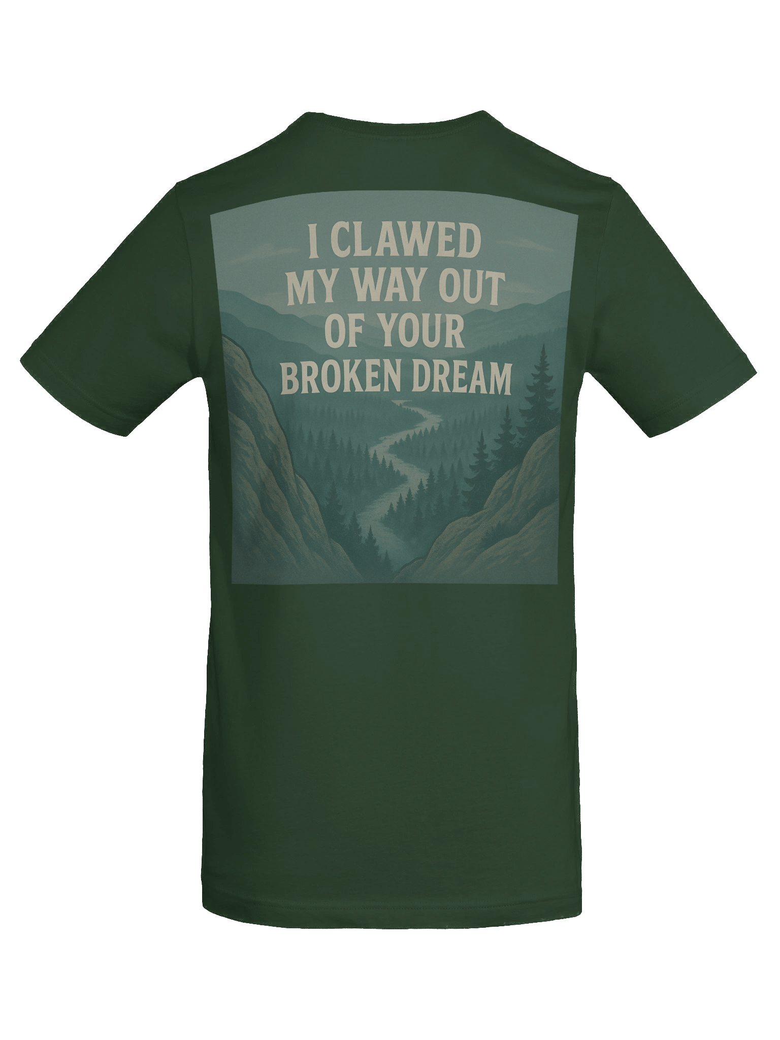 “Broken Dream” Valley Graphic Tee – Forest Fade product image (8)