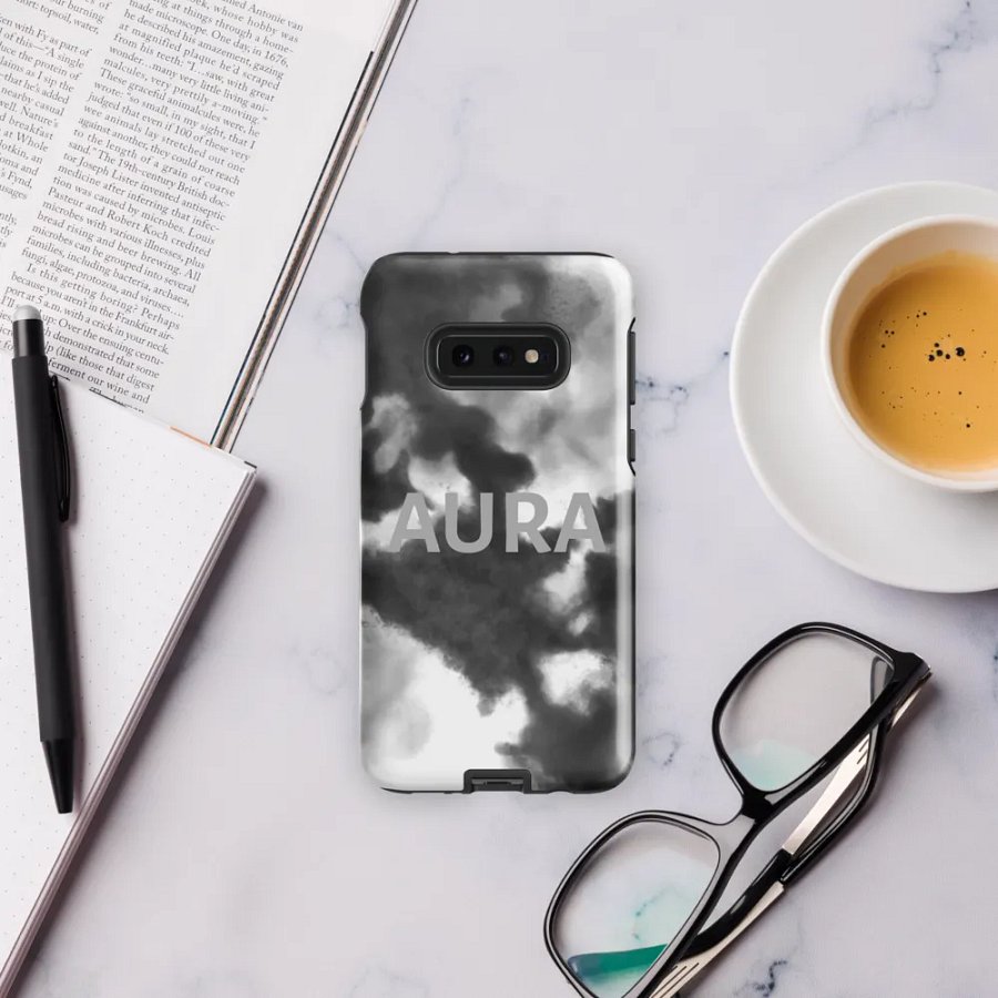 AURA Tough Case for Samsung® - Grayscale Cloud product image (43)