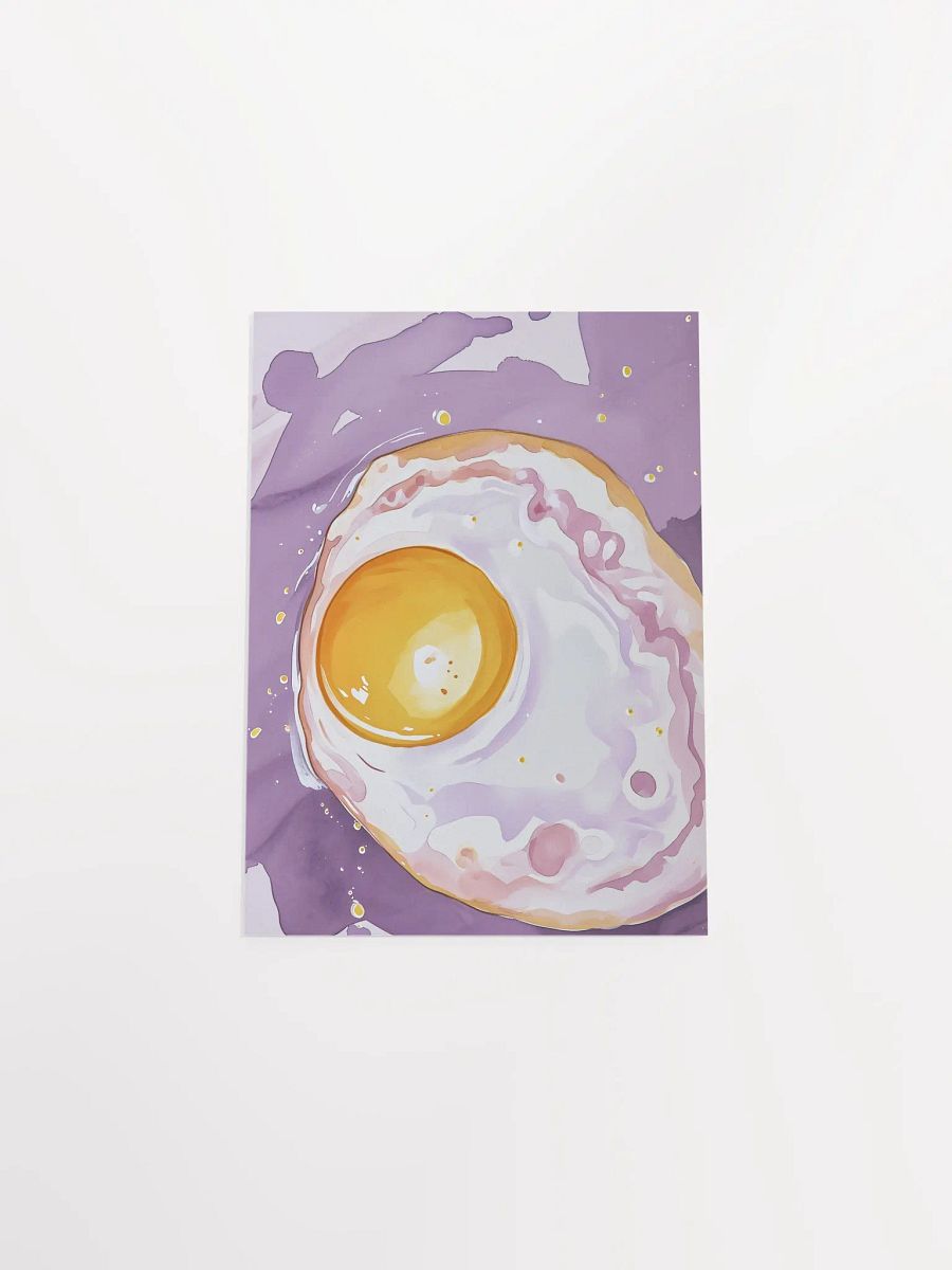 Vibrant Egg Yolk Illustration Poster product image (7)