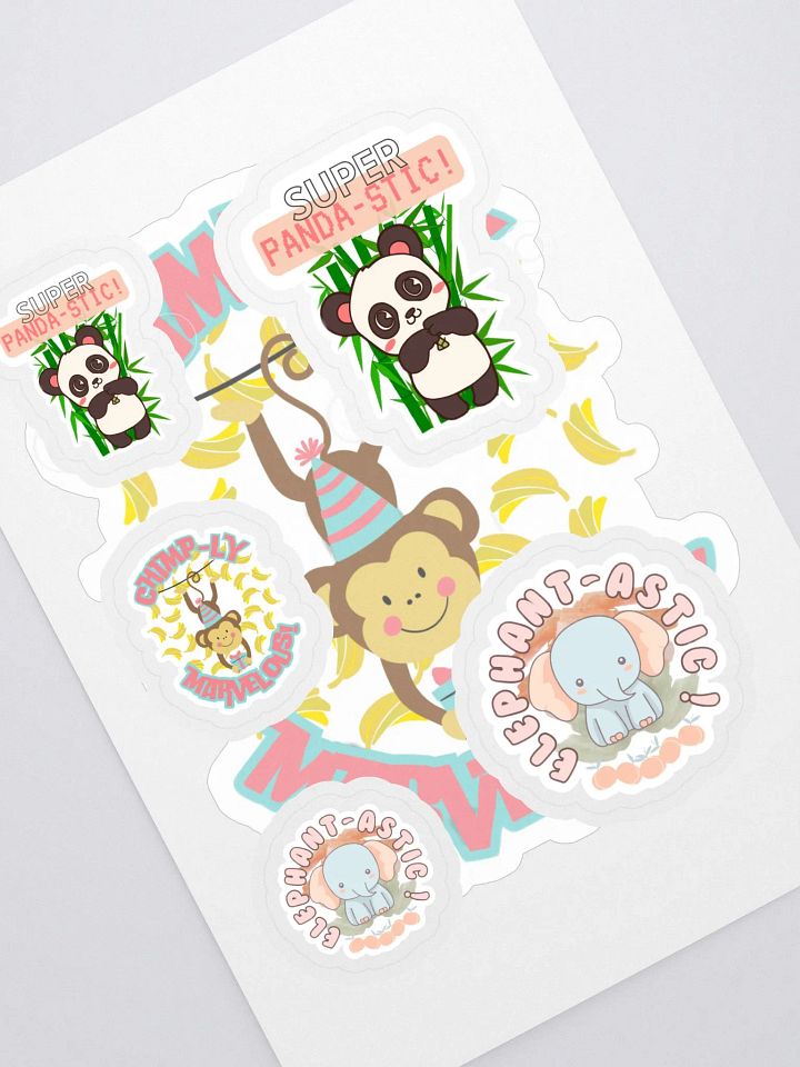 Chimp-ly Marvelous Sticker Sheet product image (1)