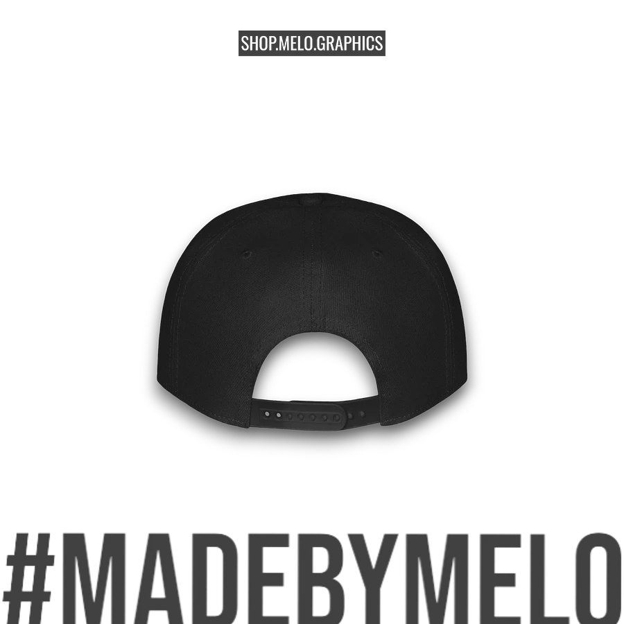 MELOgraphics Classic: Blackout - Snapback Hat | #MadeByMELO product image (6)