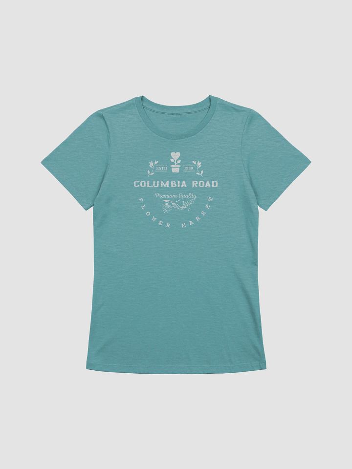 Columbia Road Market Women's Relaxed-fit T-Shirt (Blue Lagoon) product image (1)