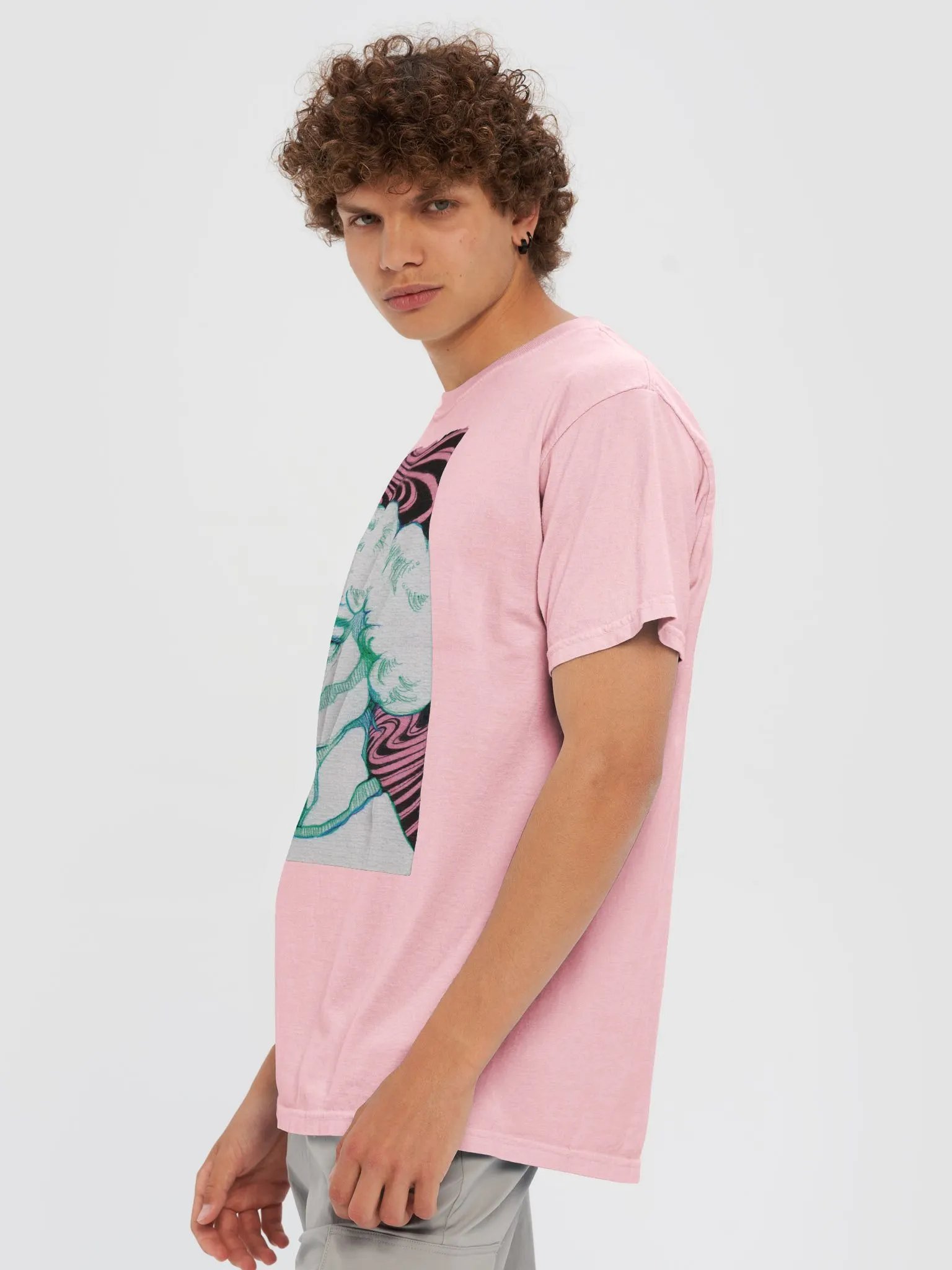 (Playeras Hombre) SUMINAGASHI PINK product image (4)