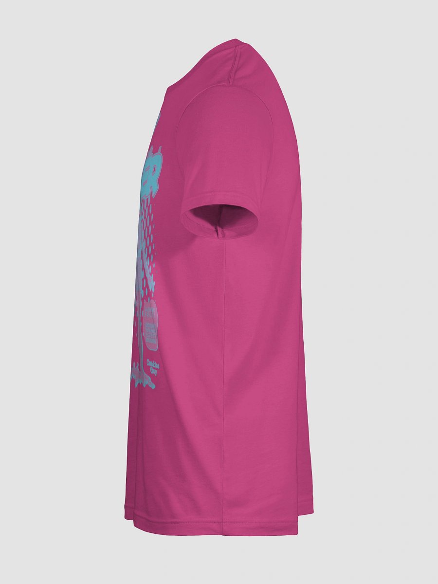 "Lady With A Laser" Retro Comic Tee (Bubblegum Colorway) product image (6)