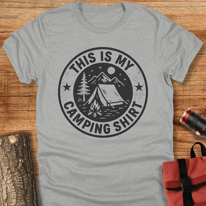 This is my camping shirt, Unisex t-shirt product image (1)