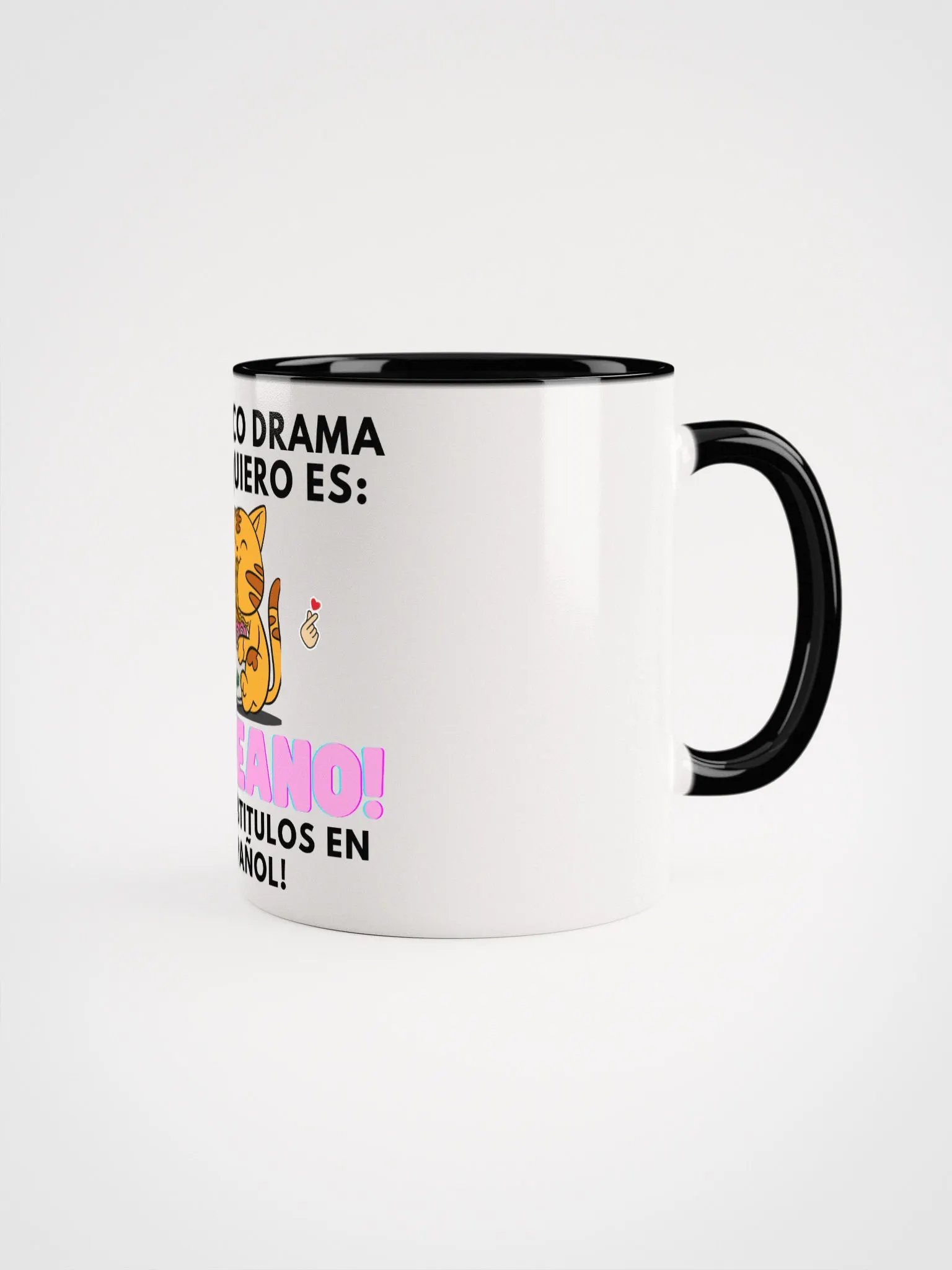 Taza Koreano: Si no tiene subtítulos, no lo veo product image (2)