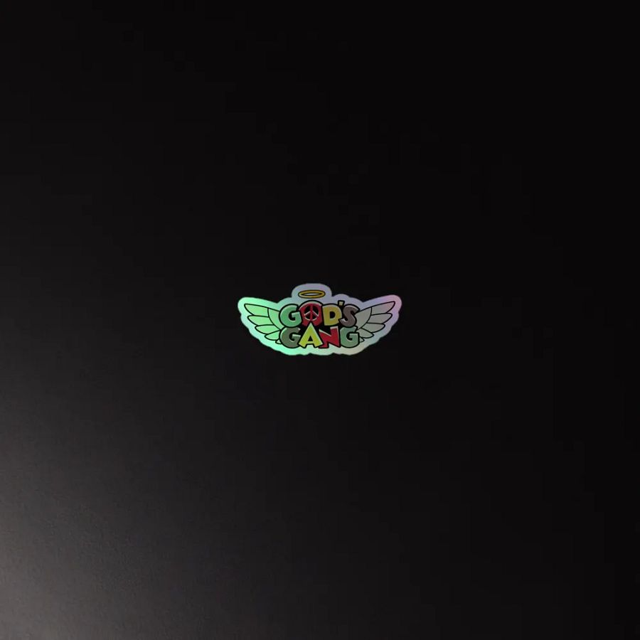 God's Gang Holographic Sticker product image (2)