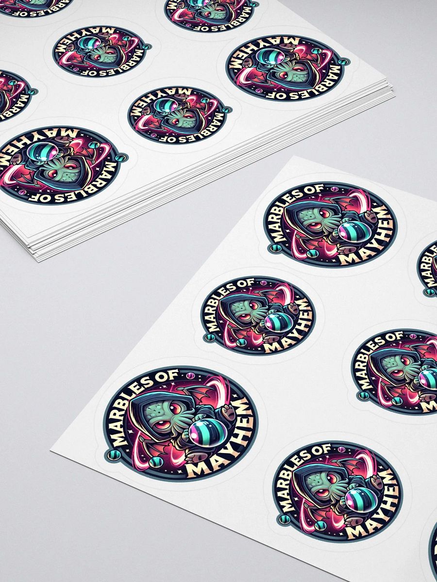 Marbles of Mayhem Sticker Pack: Stick Your Fate to the Abyss product image (4)