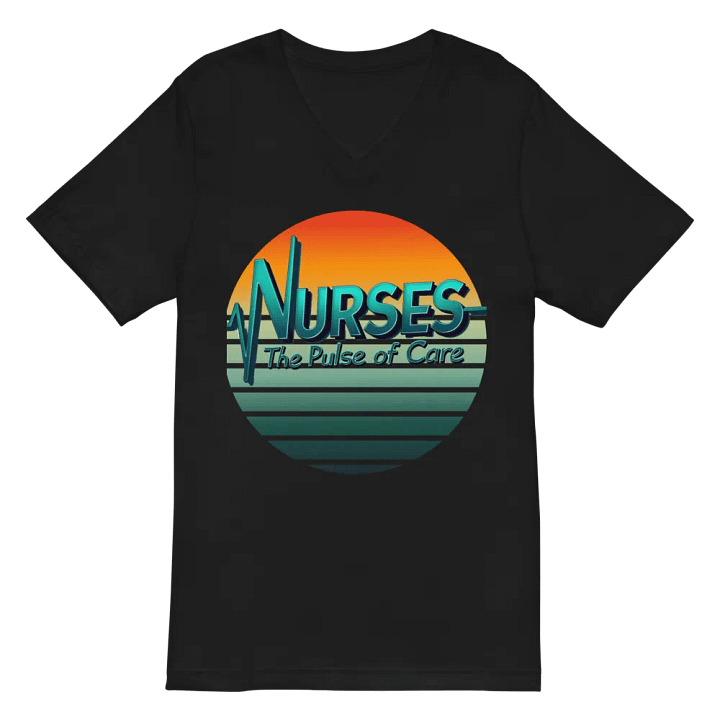 Pulse of Care Nurses V-Neck Tee product image (3)