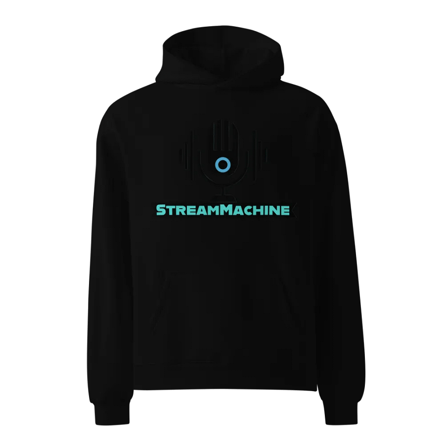 StreamMachine Oversized Hoodie product image (1)