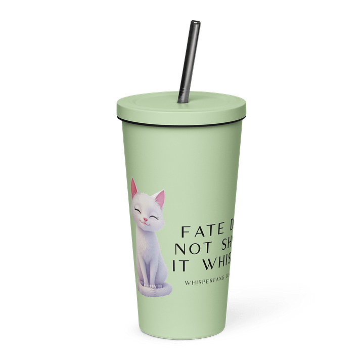 Claudia Insulated Tumbler with Straw - Light product image (1)