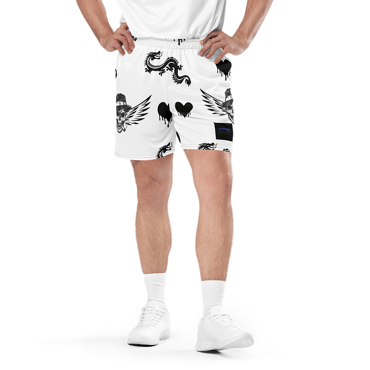 skull and dragons basket ball shorts product image (1)