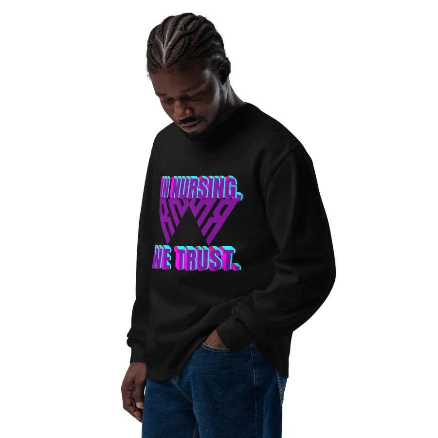 Trust in Nursing Glitch Long Sleeve product image (13)
