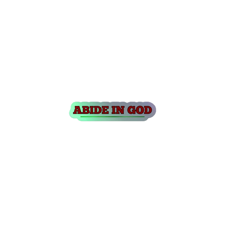 Abide in GOD product image (1)